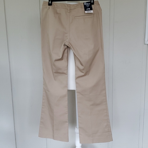 Juniors Khaki School Uniform Pants 7/8 - Picture 3 of 7
